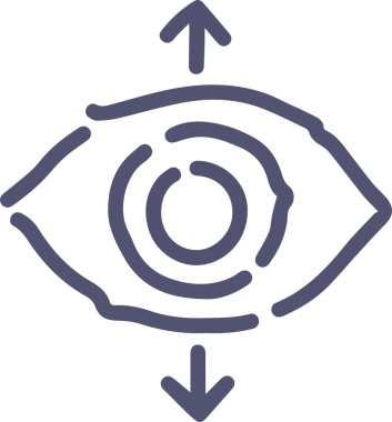 Göz simgesi vektör resmi illüstrasyonu