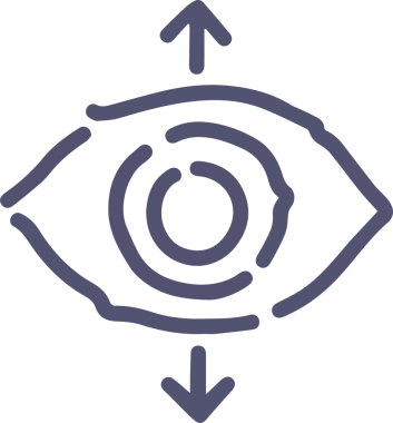 Göz simgesi vektör resmi illüstrasyonu