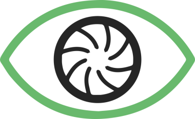 Göz simgesi vektör resmi illüstrasyonu