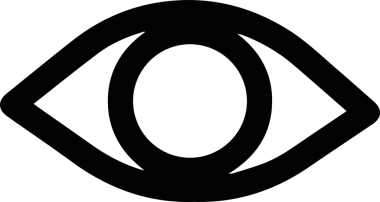 Göz simgesi vektör resmi illüstrasyonu