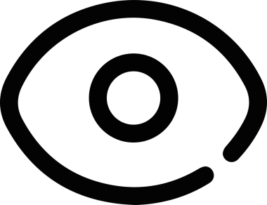 Göz simgesi vektör resmi illüstrasyonu