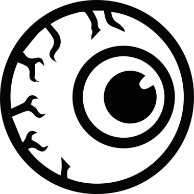 Göz simgesi vektör resmi illüstrasyonu