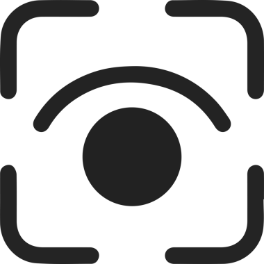 Göz simgesi vektör resmi illüstrasyonu