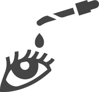 Göz simgesi vektör resmi illüstrasyonu