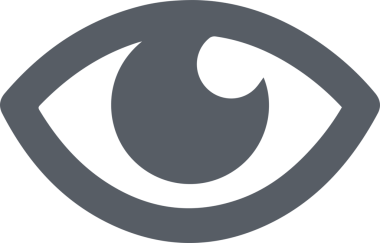 Göz simgesi vektör resmi illüstrasyonu