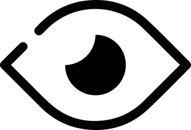 Göz simgesi vektör resmi illüstrasyonu