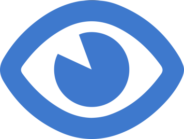 Göz simgesi vektör resmi illüstrasyonu