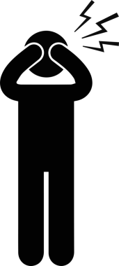 Göz simgesi vektör resmi illüstrasyonu