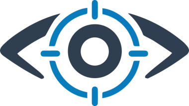 Göz simgesi vektör resmi illüstrasyonu