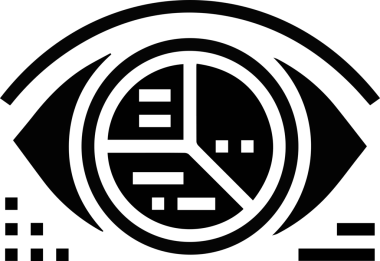 Göz simgesi vektör resmi illüstrasyonu