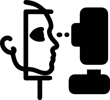 Göz simgesi vektör resmi illüstrasyonu