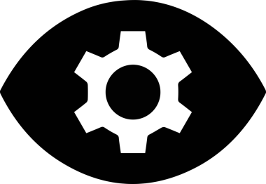 Göz simgesi vektör resmi illüstrasyonu