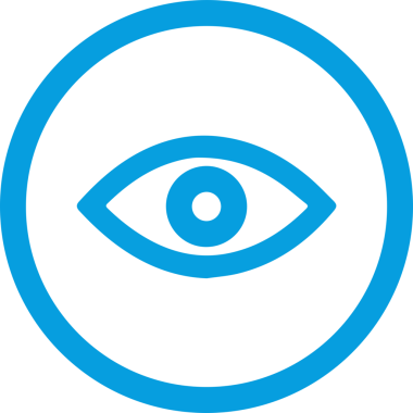 Göz simgesi vektör resmi illüstrasyonu