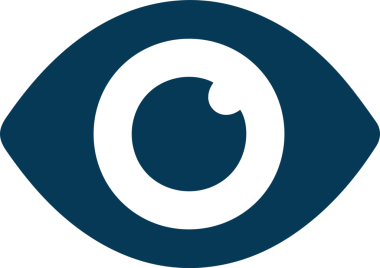 Göz simgesi vektör resmi illüstrasyonu