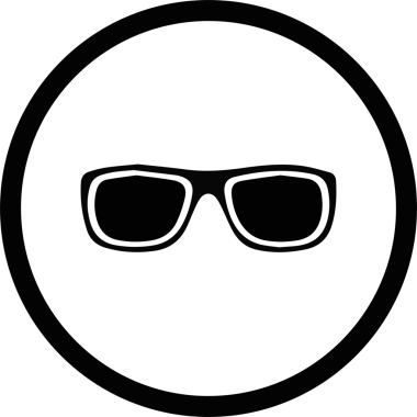 Göz simgesi vektör resmi illüstrasyonu