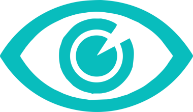 Göz simgesi vektör resmi illüstrasyonu