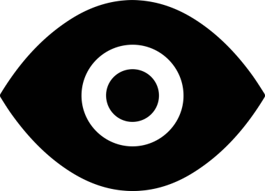 Göz simgesi vektör resmi illüstrasyonu