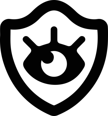 Göz simgesi vektör resmi illüstrasyonu