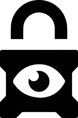 Göz simgesi vektör resmi illüstrasyonu