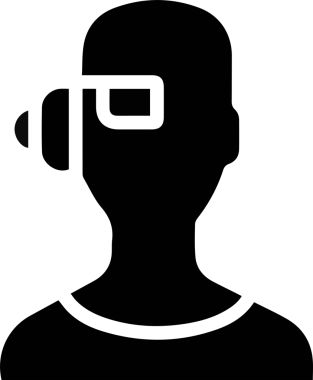 Göz simgesi vektör resmi illüstrasyonu