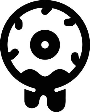 Göz simgesi vektör resmi illüstrasyonu