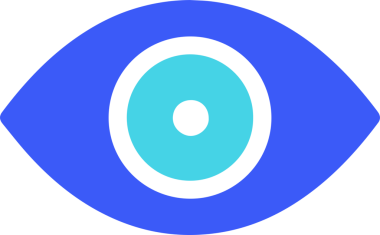 Göz simgesi vektör resmi illüstrasyonu