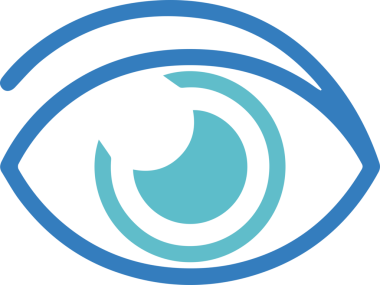 Göz simgesi vektör resmi illüstrasyonu