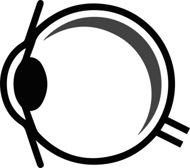 Göz simgesi vektör resmi illüstrasyonu