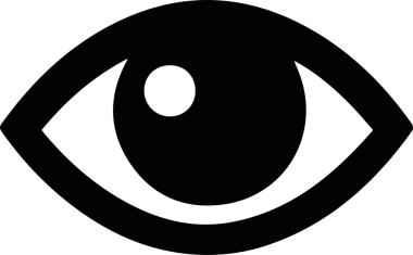Göz simgesi vektör resmi illüstrasyonu