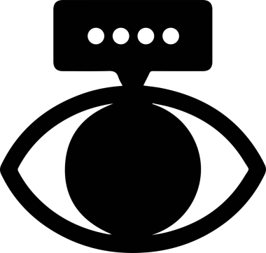 Göz simgesi vektör resmi illüstrasyonu