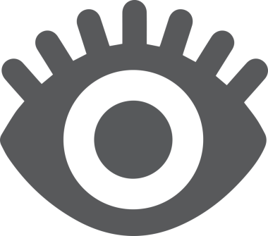 Göz simgesi vektör resmi illüstrasyonu