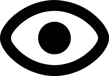 Göz simgesi vektör resmi illüstrasyonu
