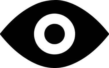Göz simgesi vektör resmi illüstrasyonu