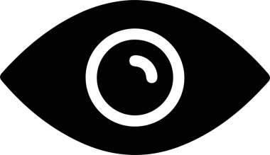 Göz simgesi vektör resmi illüstrasyonu