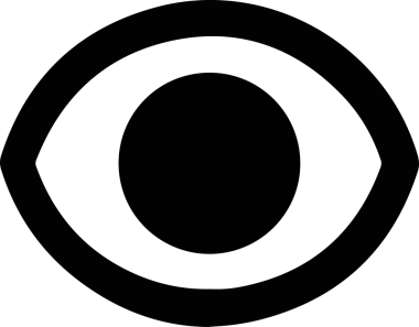 Göz simgesi vektör resmi illüstrasyonu