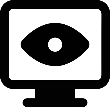 Göz simgesi vektör resmi illüstrasyonu