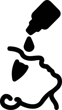 Göz simgesi vektör resmi illüstrasyonu