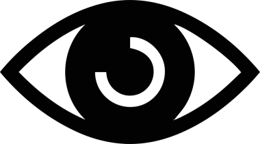 Göz simgesi vektör resmi illüstrasyonu
