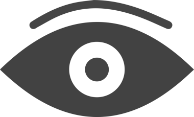 Göz simgesi vektör resmi illüstrasyonu