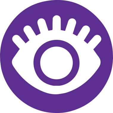 Göz simgesi vektör resmi illüstrasyonu