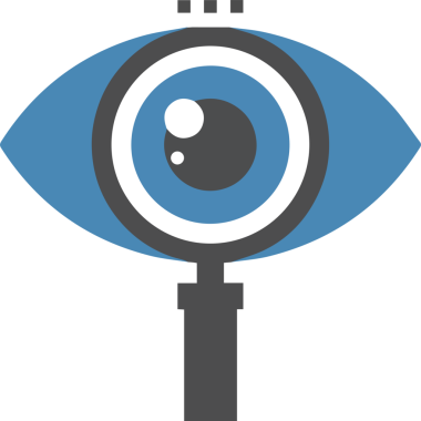Göz simgesi vektör resmi illüstrasyonu