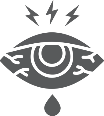 Göz simgesi vektör resmi illüstrasyonu