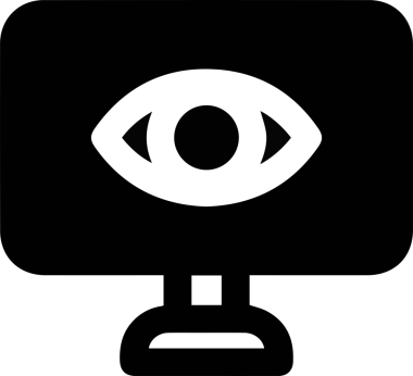 Göz simgesi vektör resmi illüstrasyonu