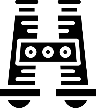 Göz simgesi vektör resmi illüstrasyonu