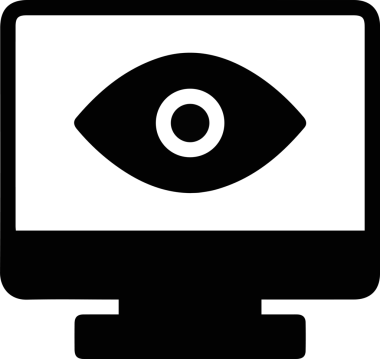 Göz simgesi vektör resmi illüstrasyonu