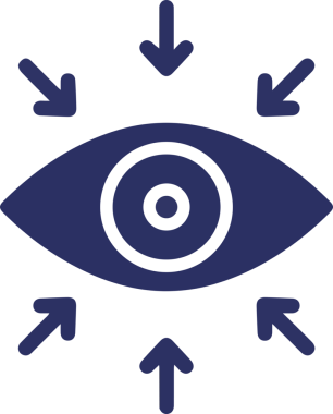 Göz simgesi vektör resmi illüstrasyonu