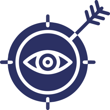 Göz simgesi vektör resmi illüstrasyonu