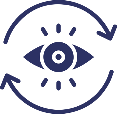 Göz simgesi vektör resmi illüstrasyonu