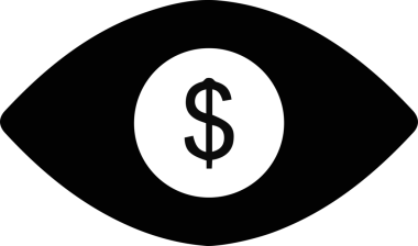 Göz simgesi vektör resmi illüstrasyonu