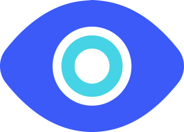 Göz simgesi vektör resmi illüstrasyonu